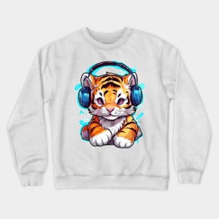 Jungle Jams Graffiti Tiger Cub Crewneck Sweatshirt